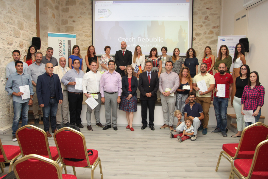 Εκδήλωση απονομής βεβαιώσεων «Energy Scouts» στην Κρήτη, στο πλαίσιο του έργου Young Energy Europe